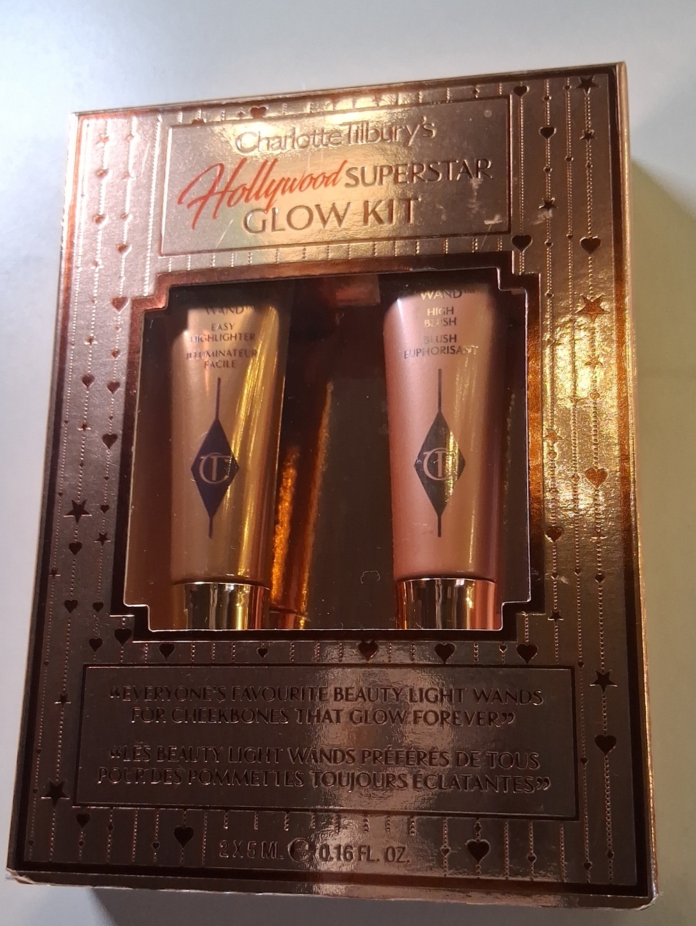 Charlotte Tilbury Glow Kit - Gold & Pink Highlighter Duo NWOT